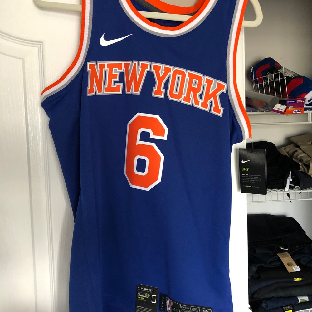 NY Knicks Kristaps Porzingis Nike Swingman Jersey
